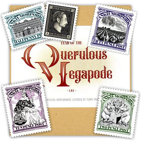 Discworld Stamps | Ankh-Morpork & Guilds | Terry Pratchett Merchandise