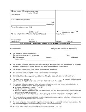 Parental Rights Doc Template PdfFiller