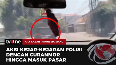 Bak Film Action Aksi Kejar Kejaran Polisi Dan Pelaku Curanmor Di