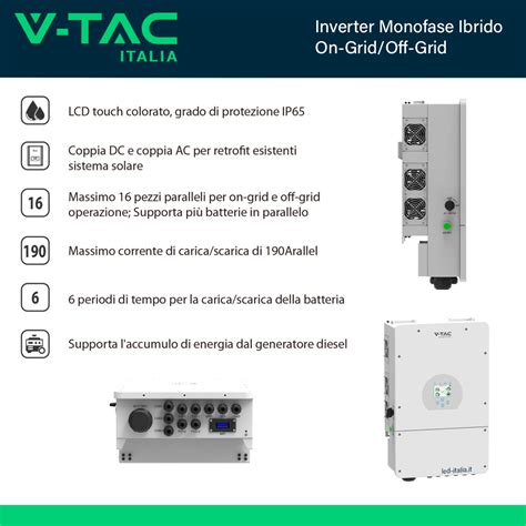 Sku Inverter Fotovoltaico Deye Monofase Ibrido On Grid Off Grid