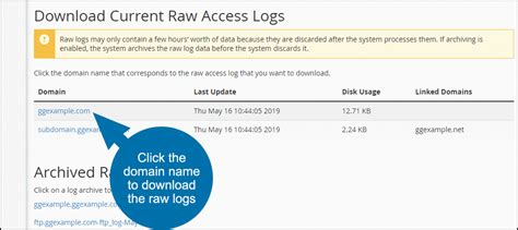 How To Download Raw Access Logs In Cpanel Greengeeks