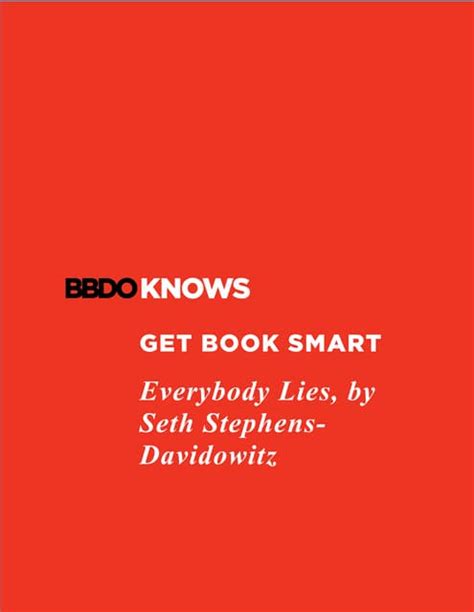 Get Book Smart Everybody Lies By Seth Stephens Davidowitz Pdf