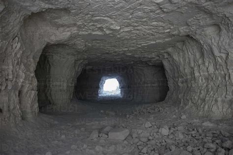 Abandoned Mine Shafts In The California Desert Stock Photo