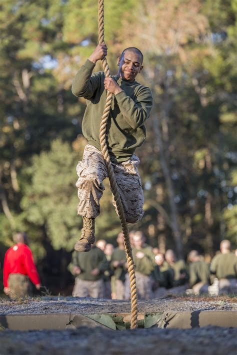 Dvids Images Marine Recruits Conquer Confidence Course On Parris