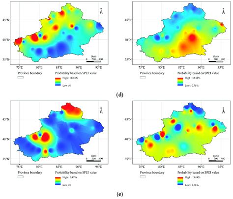 Spatial Distribution Of Occurrence Frequency Of Drought A Mild