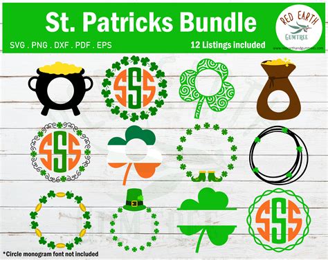 Art And Collectibles Heart Frame Svg Pdf St Patricks Day Svg Frame Svg