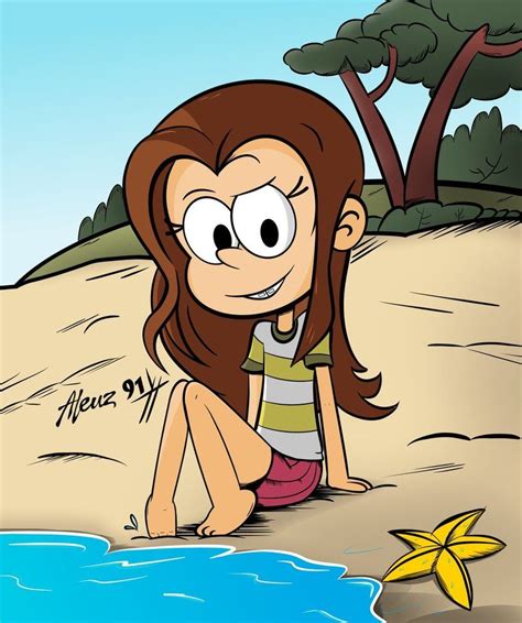 Luan on the beach by Theloudhousefan | Loud house characters, The loud ...