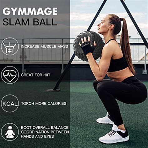 Gymmage Slam Ball Weighted Ball For Exercise Lbs Exercise Slam