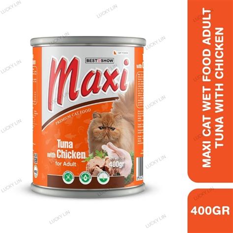 Jual Makanan Kucing Kaleng WetFood MAXI 400gr MAXI KALENG 400gr