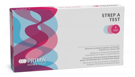 Buy Prima Home Test Kit Strep A 1 Test