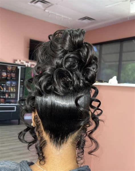 Matric Dance Hairstyles Frontal Wig Hairstyles Black Hair Updo