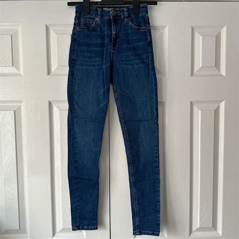 Topshop Blue High Waisted Skinny ‘jamie Jeans Depop