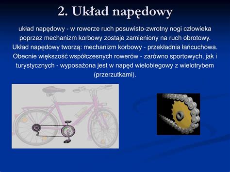 Ppt Budowa Roweru Uk Ad Jezdny Nap Dowy Hamulcowy I Elektryczny