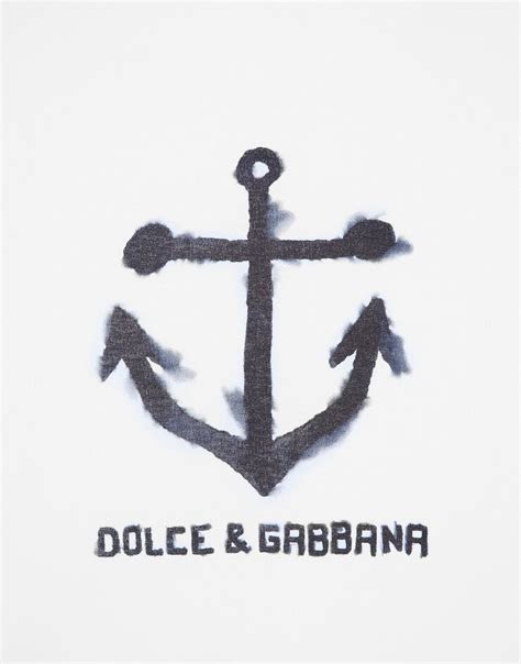 Short Sleeved Marina Print T Shirt In White For For Men Dolceandgabbana® Us