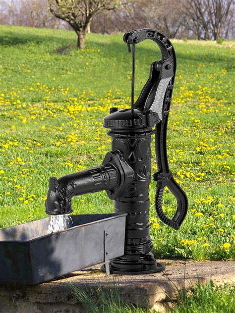 Vevor Hand Water Pump Well Pitcher Cast Iron Press Suction Outdoor