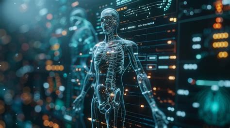 Premium Photo The Skeletal Structure Of The Human Body Biohacking