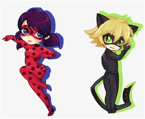 Miraculous And Chat By Miraculous Tales Of Ladybug Cat Noir Png