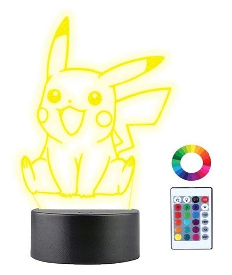 Lampka Nocna 3D Led Pokemon Pikachu Prezent Grawer Plexido Sklep