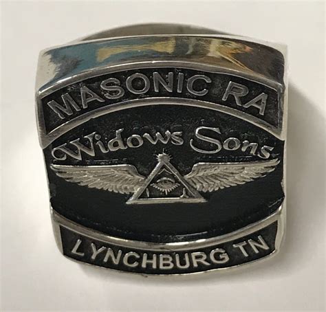 Widows Sons Masonic Riding Association Outlaw Biker Jewelry