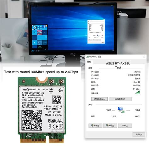 Tri Band 5374mbps Wi Fi 6e Intel Ax211 Wifi Card M2 Cnvio2 Bluetooth 52 Wireless Adapter Intel