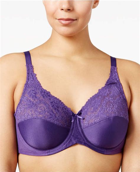 Lilyette By Bali Minimizer Comfort Lace Underwire Bra 428 Minimiser