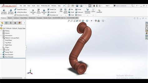 Solidworks Exercise 13 Flange Pipe Youtube