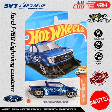 Jual HOT WHEELS FORD F 150 LIGHTNING CUSTOM Shopee Indonesia