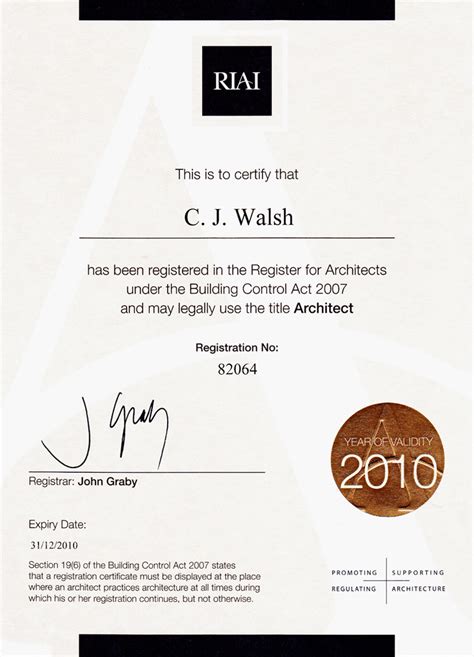 Architect Certificate For Mortgage At Anthony Krout Blog