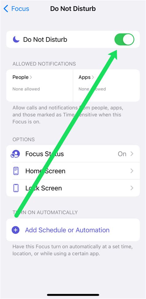 How To Disable Do Not Disturb On The Iphone