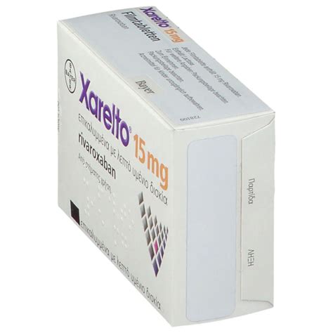 Xarelto 15 mg 98 St mit dem E-Rezept kaufen - Shop Apotheke