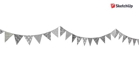 PARTY STREAMERS GREY 3D Warehouse