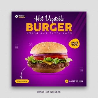 premium psd web  social media fast food restaurant banner template