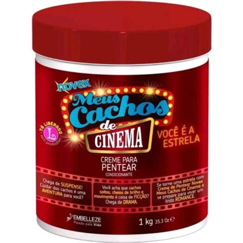 Creme De Pentear Meus Cachos De Cinema Novex Nova Formula Mega