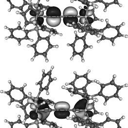 Isosurface plots 0 03 a u of the β HOMO 1 of 2 Download