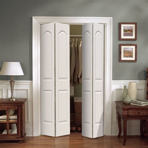 Hollow Core Caiman 2-Panel Arch Bifold Door 48" x 80" - Schillings