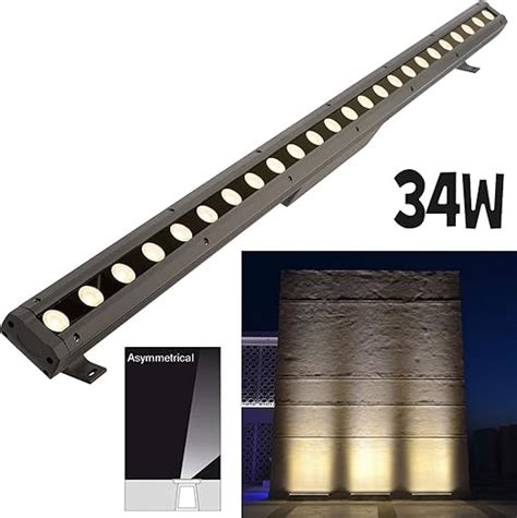 Barra Led Cm Asim Trica W Exterior Luces Fachadas Paredes