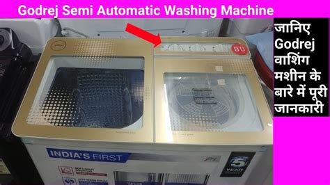 Godrej Washing Machine Godrej Semi Automatic Washing Machine YouTube