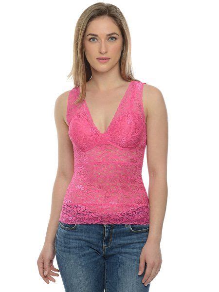 Buy Da Intimo Pink Sexy Lace Padded Camisole Online