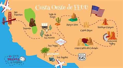 Consejos Para Organizar Un Viaje A La Costa Oeste De Eeuu Con La Maleta A Cuestas