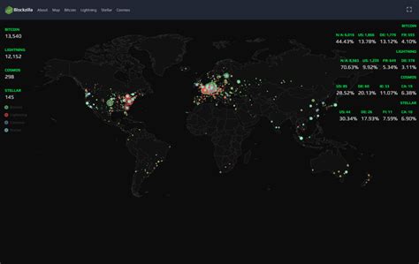 Dashboard Showing Geographical Decentralisation Results On A Map