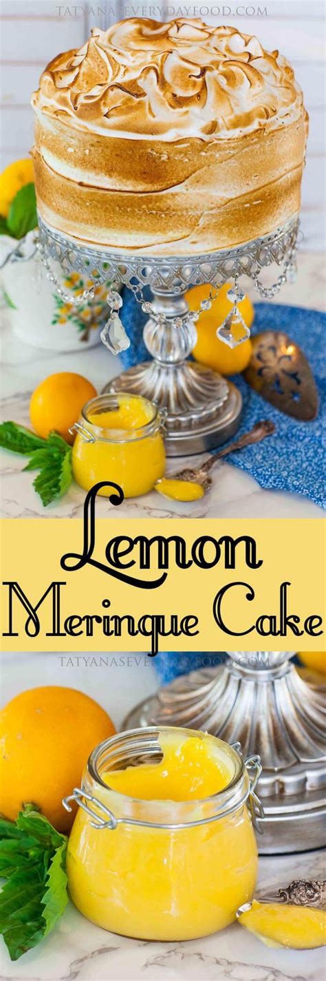 Lemon Meringue Cake Recipe Video Tatyanas Everyday Food