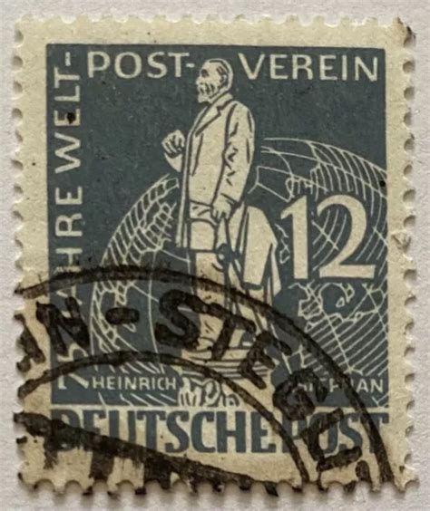 German Stamp Berlin Th Anniversary Of Upu Pf Picclick Uk