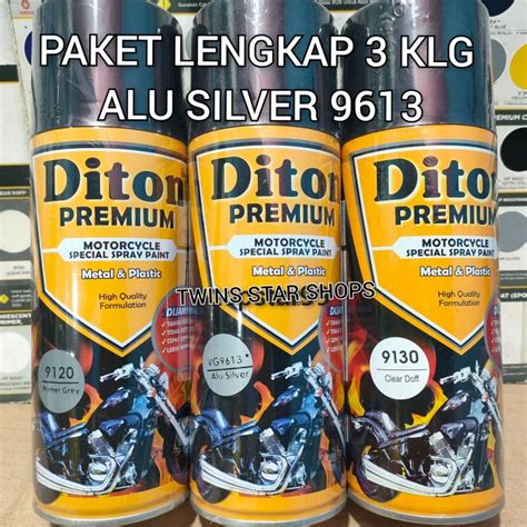 Pilok Pilox Cat Semprot Diton Premium Paket Lengkap Kaleng Cc Alu