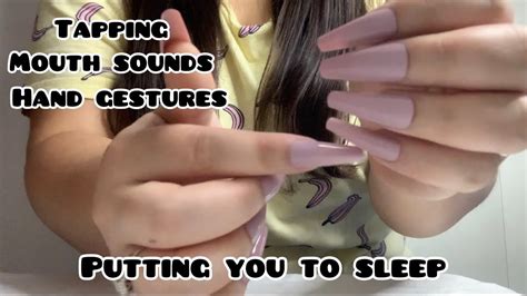 Asmr Putting You To Sleep😴 Tapping Hand Gestures Mouth Sounds Finger