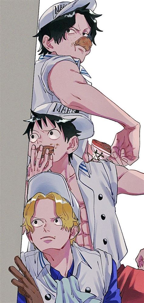 Pin By Ace Onpu D On One Piece Binary Ace And Luffy One Piece Comic