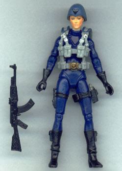 Cobra Female Officer Custom GI Joe Action Figures G I Vintage 1980s