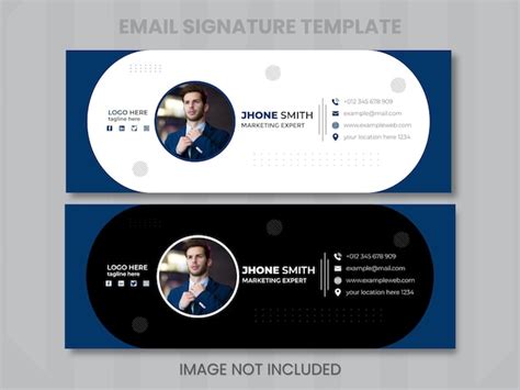 Creative Business Moderne Abgerundete Form E Mail Signatur Oder E Mail
