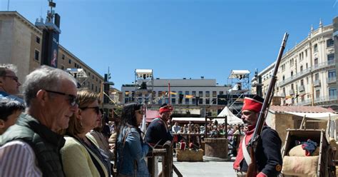 Fotos del último día de las Fiestas Goyescas artesanía gastronomía