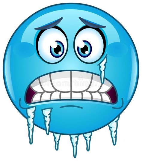 Freezing Emoticon Stock Illustration Emoticonos Whatsapp Nuevos