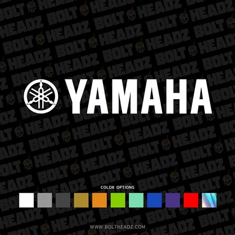 Yamaha Decal Boltheadz